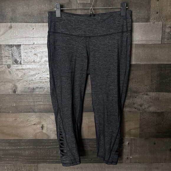 Athleta Weave Leggings Medium - Picture 2 of 3